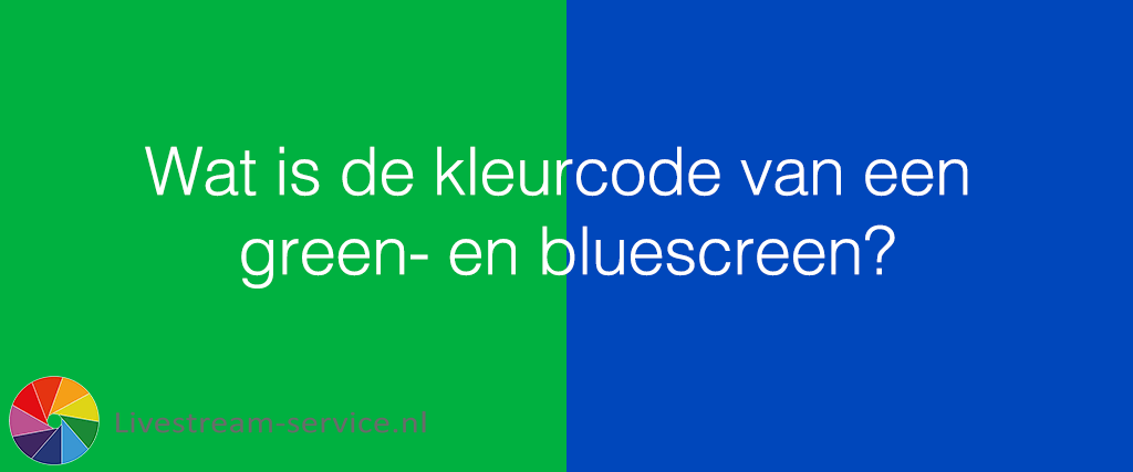 colorcode green screen blue