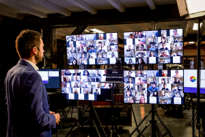 Interactief Deelnemers Zoom Teams Livestream Service